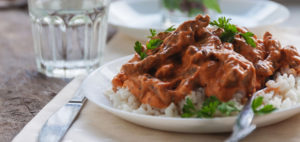 Cuisine russe - Bœuf Stroganoff